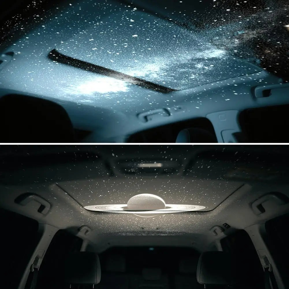 New for Car Bedroom Dual Purpose USB Starry Sky Projection Light High Definition Starry Sky Galaxy Romantic Atmosphere LED Light